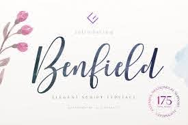 Benfield Font preview